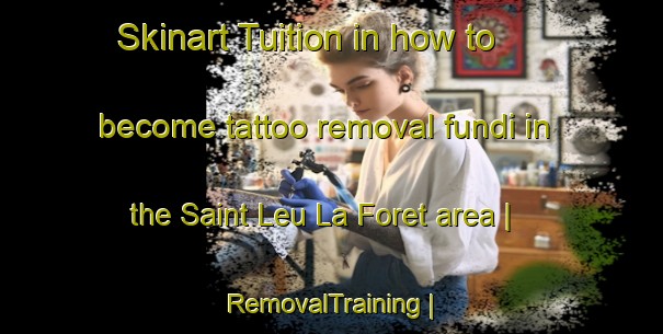 Skinart Tuition in how to become tattoo removal fundi in the Saint Leu La Foret area | RemovalTraining | RemovalClasses | SkinartTraining-France